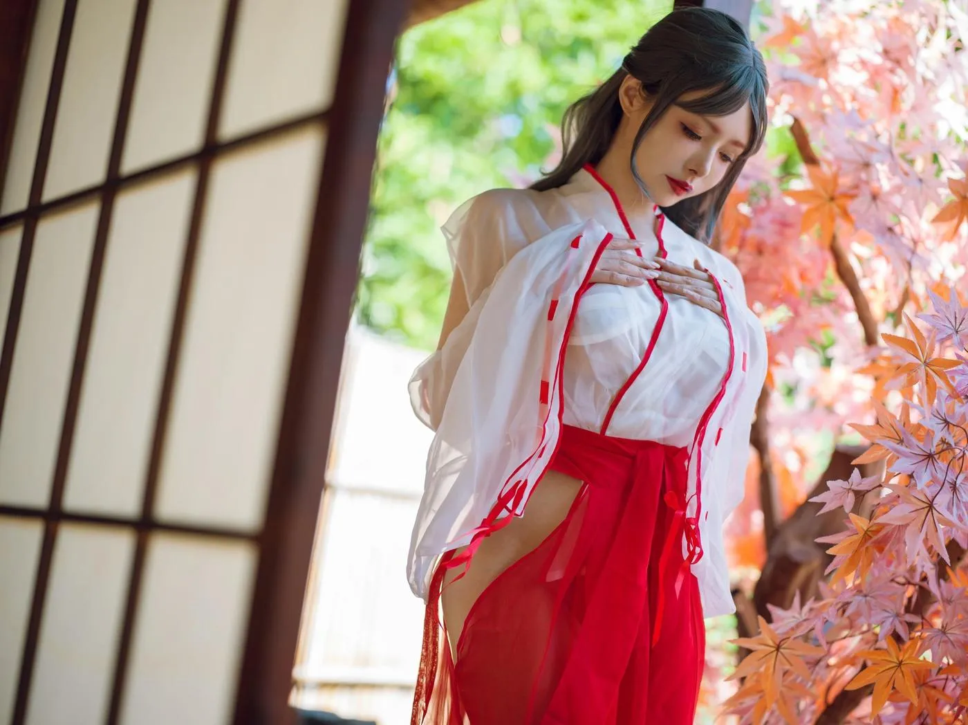 秋和柯基 – NO.107 汤池巫女 [53P]插图9
